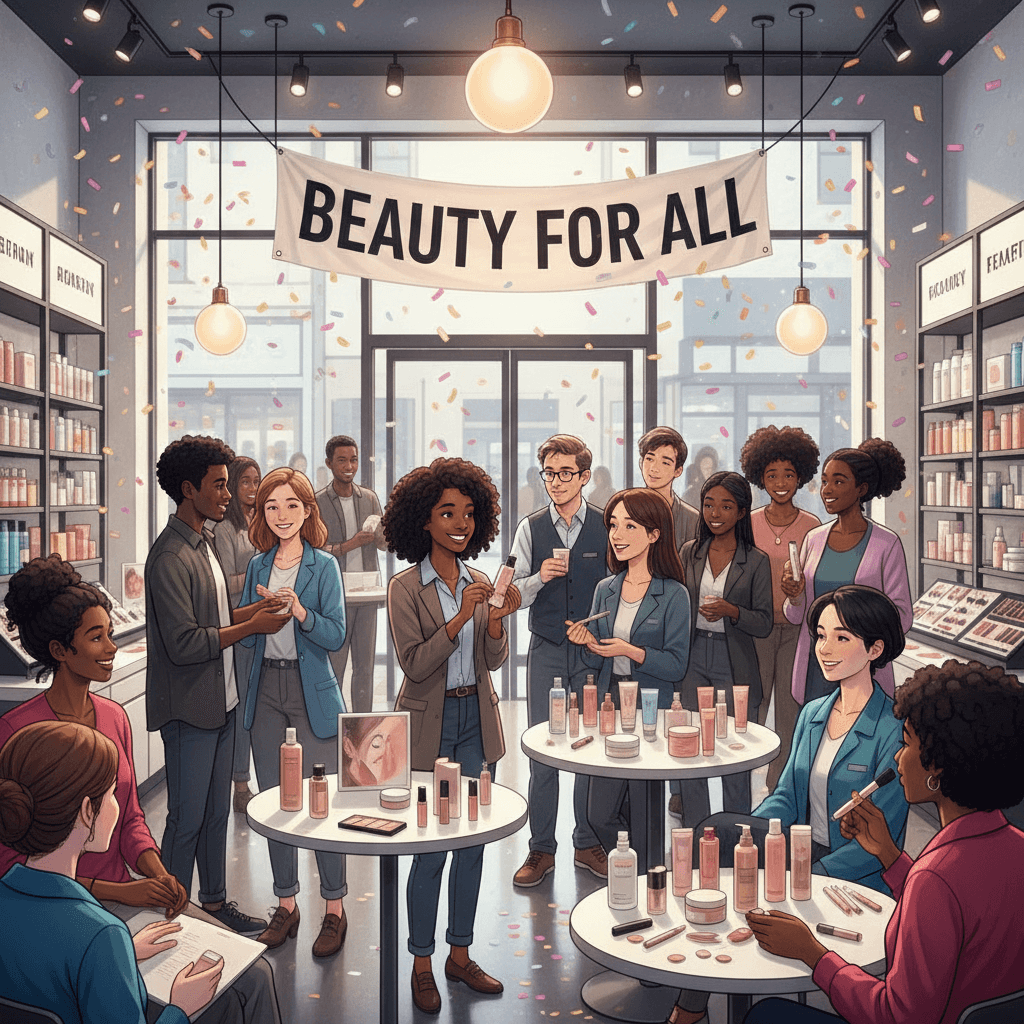 Community engagement at beauty store