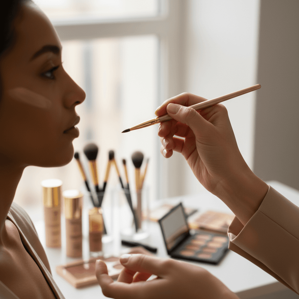 Makeup application