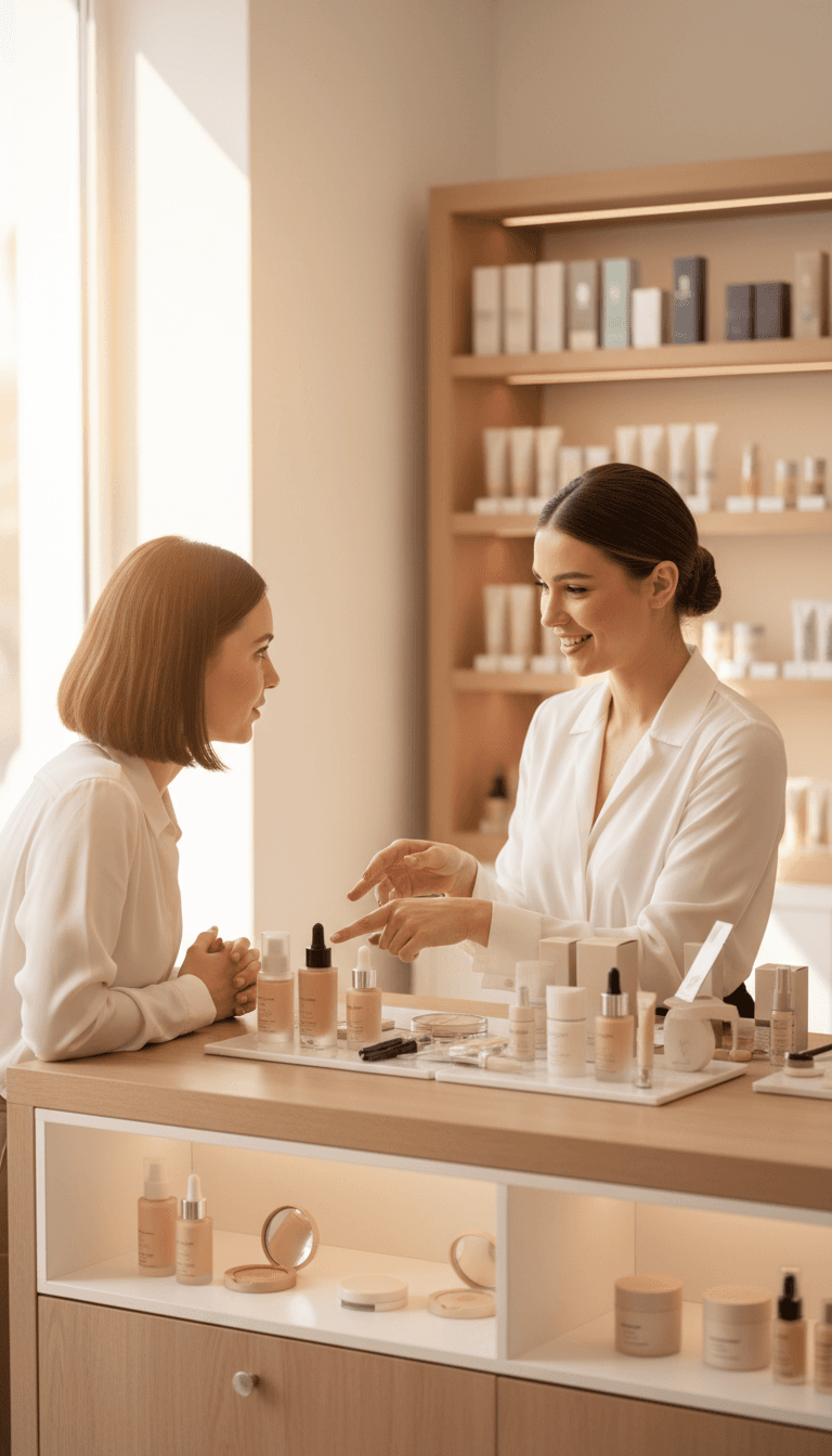 Customer service and personalized beauty consultation